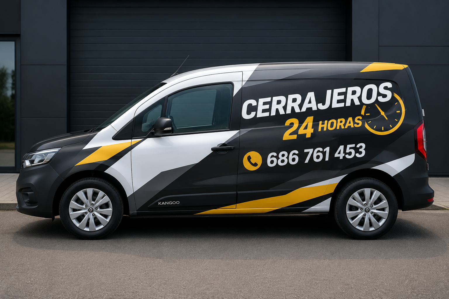 Furgoneta rotulada Cerrajero Benidorm Dioni